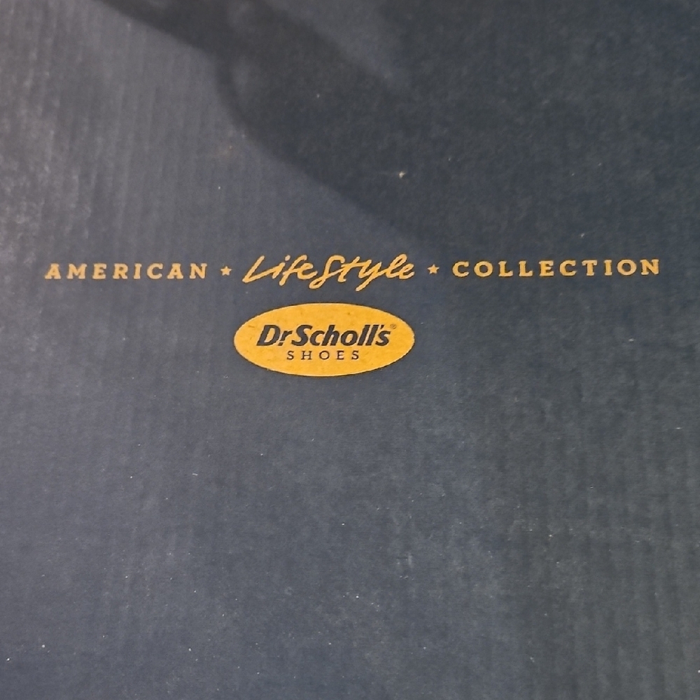 Dr. Scholl's Black Leather Slip-On Clogs with Gold Buckles - Picture 4 of 6